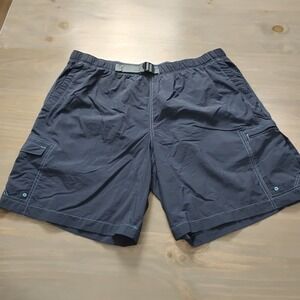 Columbia Shorts Mens XL Blue Lined Quick Dry Swim Belted Cargo Outdoor Fishing